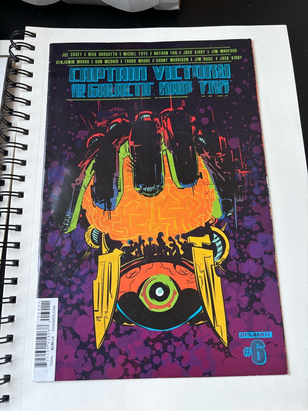 Captain Victory and the Galactic Rangers #6 Comic Book - Bold Neon Cover